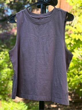 Topo Designs Women’s Dirt Tank in Huckleberry | 100% Cotton